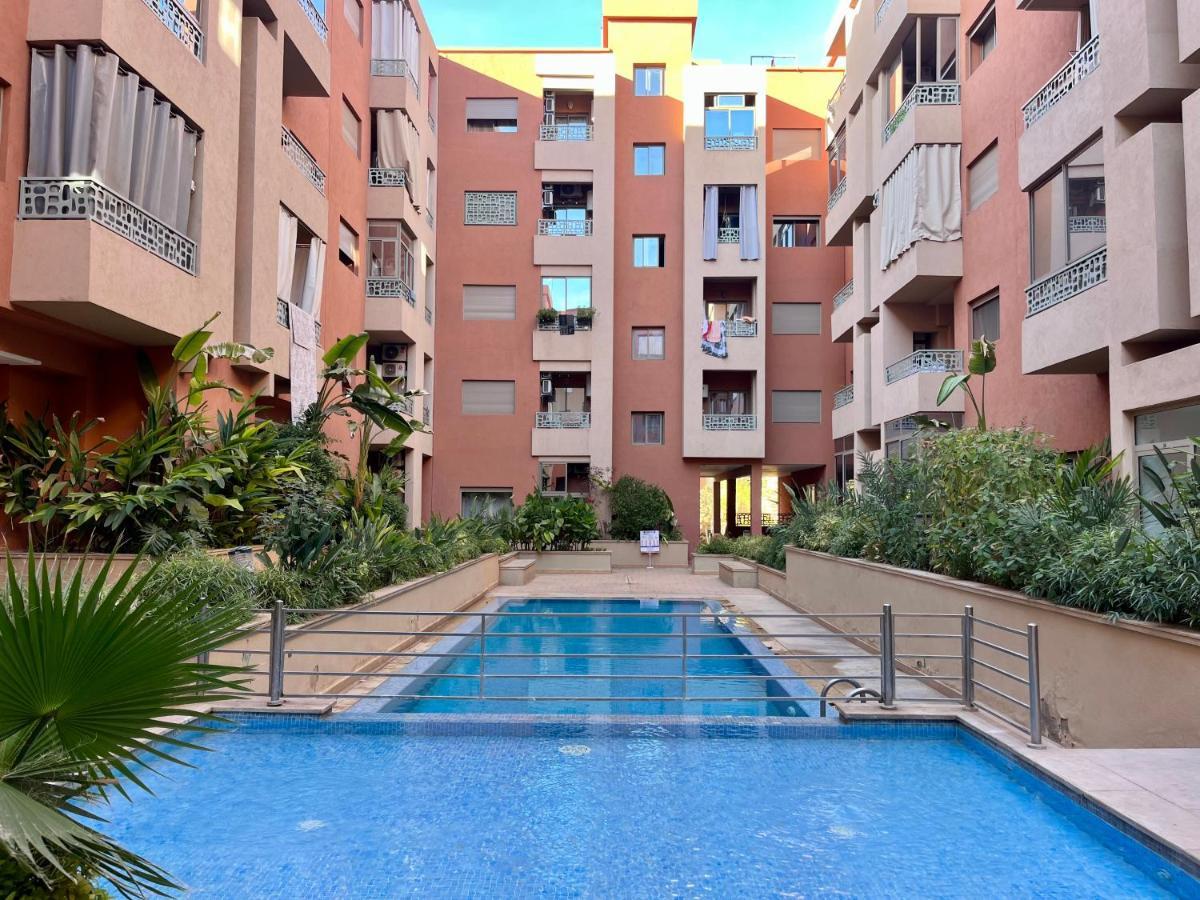 Bel Appartement A Marrakech En Residence Avec Piscine - Fibre & Netflix Marrakesh Eksteriør billede